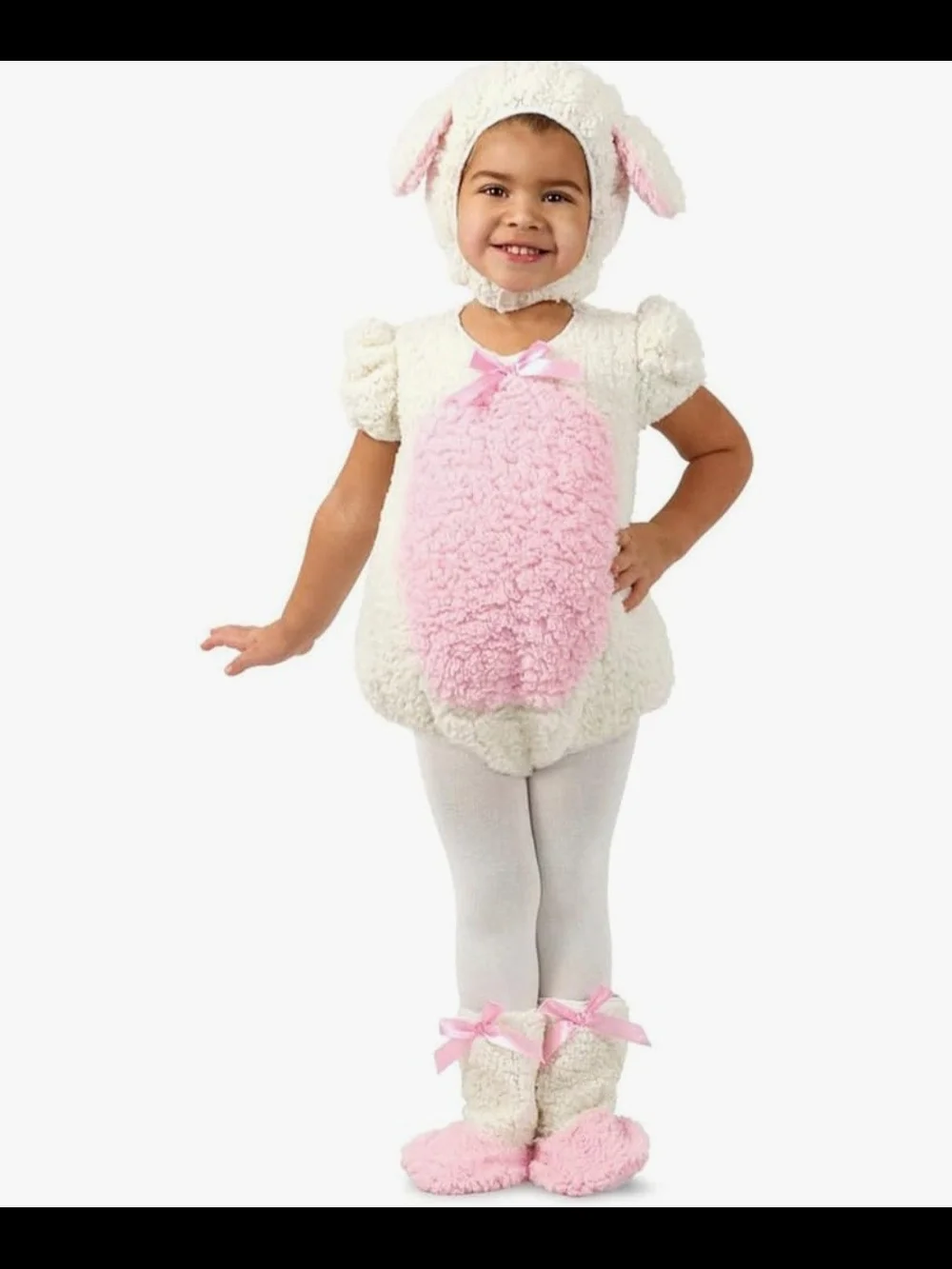 Princess Paradise Littlest Lamb Toddler 12-18 Month One Piece Costume Hat, Boots
